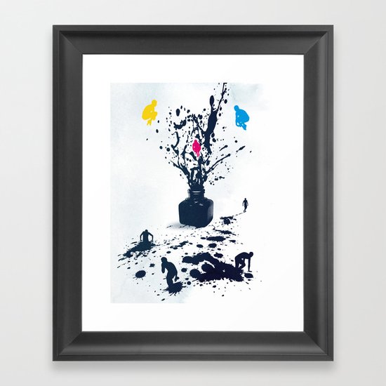 Inked Framed Art Print
