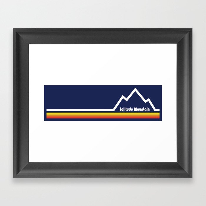 Solitude Mountain Utah Framed Art Print