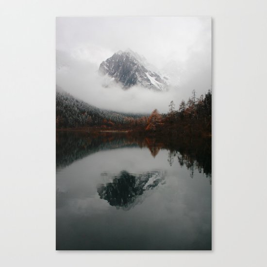Beautiful Mountain # reflection Canvas Print