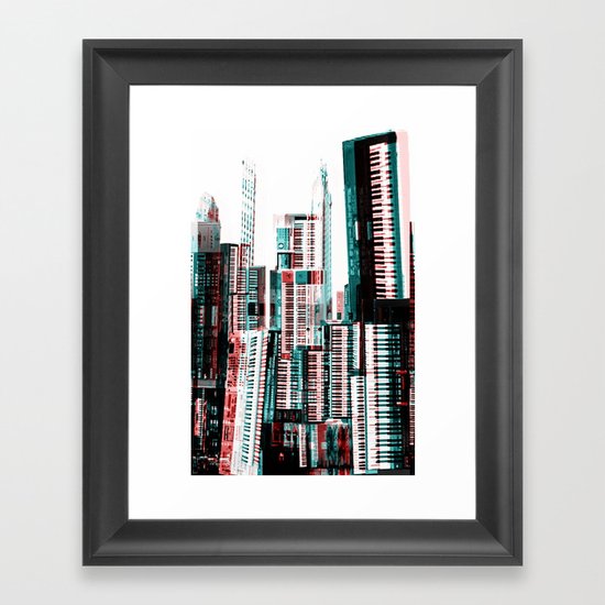 Keyboard Dreams Framed Art Print