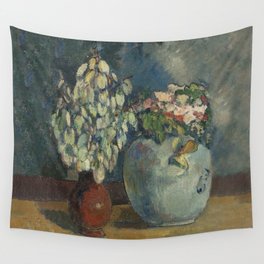 Paul Gauguin - Two Vases with Flowers (1890-1891) Wall Tapestry