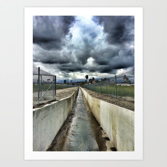 Storm Drain Art Print