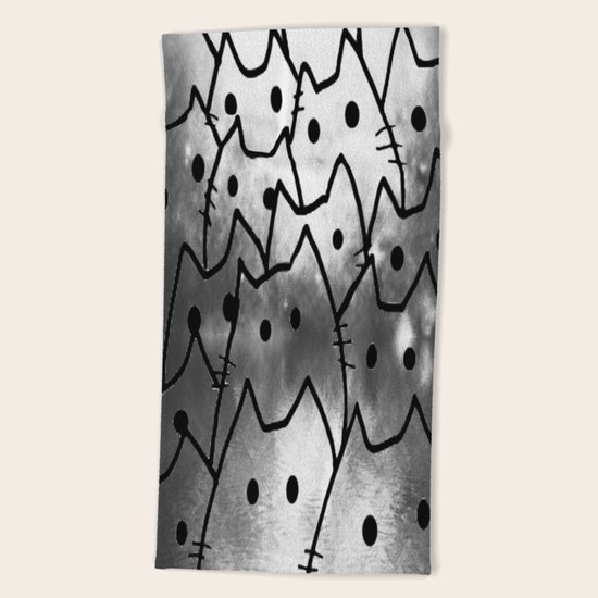 cats-340 Beach Towel