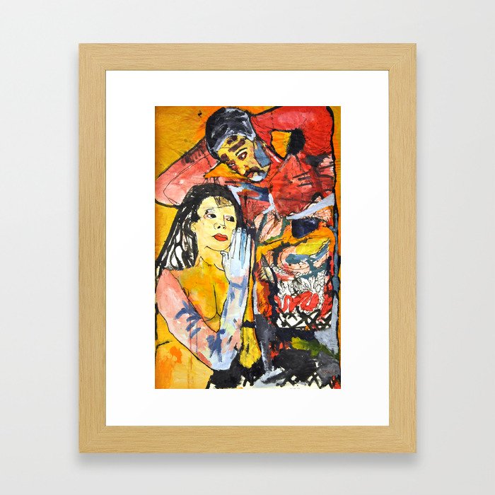Warmth from Heart and Hand Framed Art Print