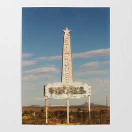 Stardust Motel - Marfa, Texas Poster