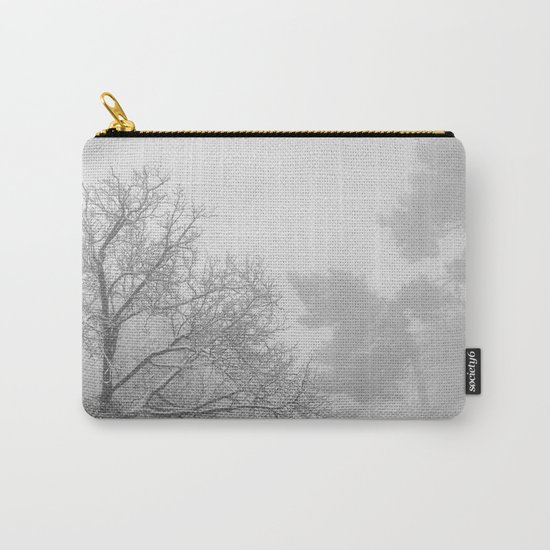"Into the snowy forest". Foggy mountains Carry-All Pouch