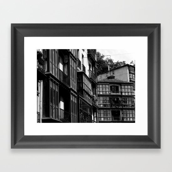 Casco Viejo de Bilbao Framed Art Print