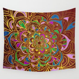 Colorfull red Wall Tapestry