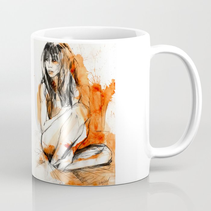 Calin Orange Coffee Mug
