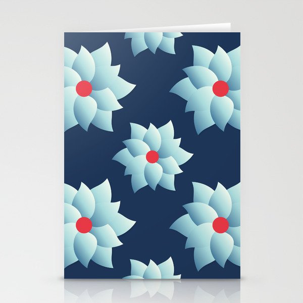 3d leaves pattern! Stationery Cards