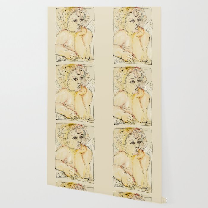 Cherub Wallpaper By Vanyfair Society6