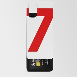 Number 7 (Red & White) Android Card Case