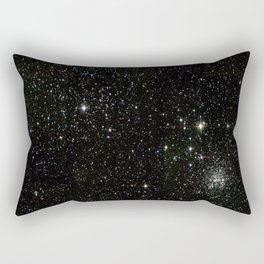 Space - Stars - Starry Night - Black - Universe - Deep Space Rectangular Pillow