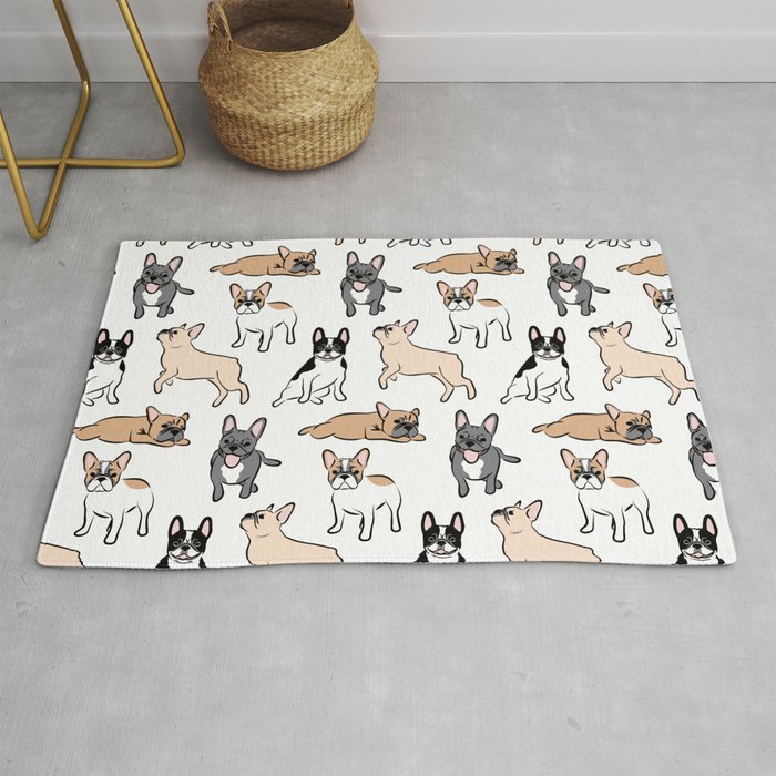 French Bulldog Rug by AnaAna | Society6