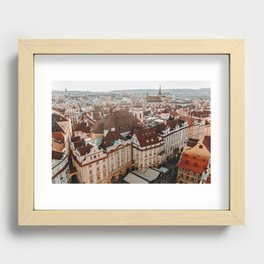Prague Recessed Framed Print