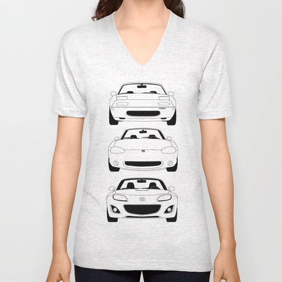 MX-5/Miata Generations Unisex V-Neck