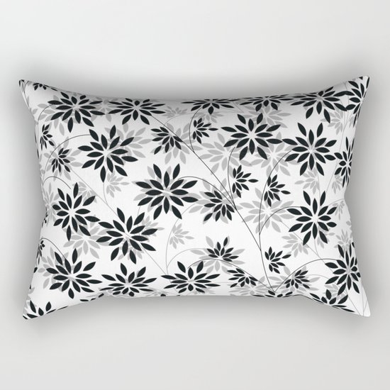 BLACK AND WHITE Rectangular Pillow