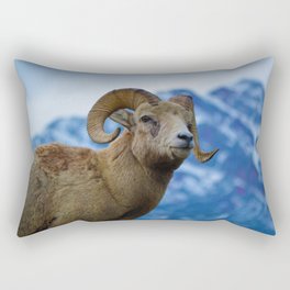 Big Horn Sheep in Jasper National Park | Canada Rectangular Pillow