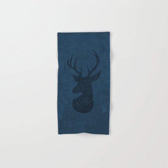 Blue Deer Design Hand & Bath Towel