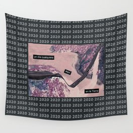 2020: glitched  Wall Tapestry