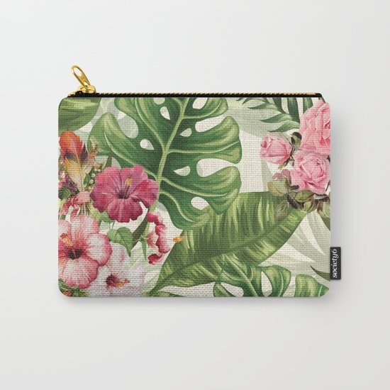 Tropicana Pattern Carry-All Pouch