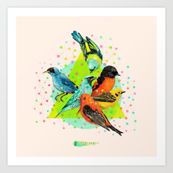 Colour Party III Art Print