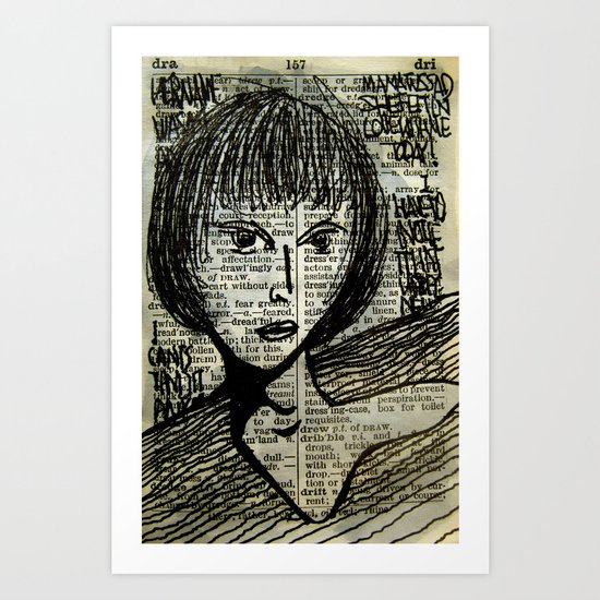 Pocket Sized Dictionary Art Print