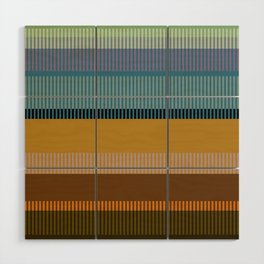 Abstraction_PRIMITIVE_RISING_LINE_COLOR_PATTERN_POP_ART_0330A Wood Wall Art
