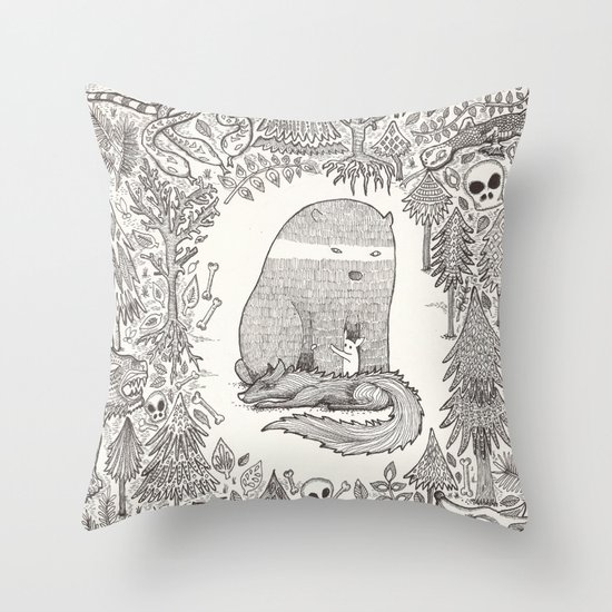 froggle, doggle and poggle Throw Pillow