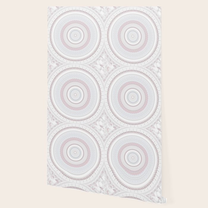 Elegant Pink Stone Mandala Wallpaper By Artaddiction45 Society6