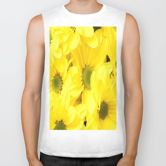 Happy Of A Flower Biker Tank