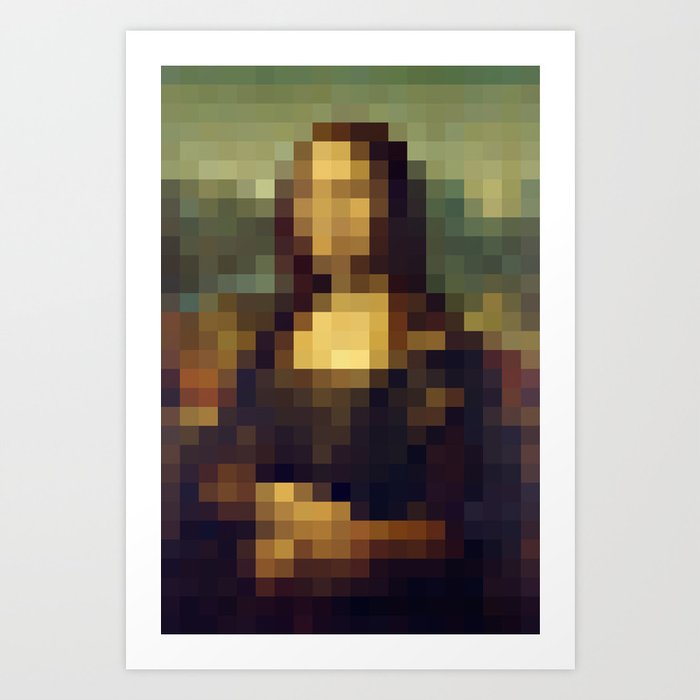 Pixel Art Prints, Framed Wall Art & Canvas Artwork