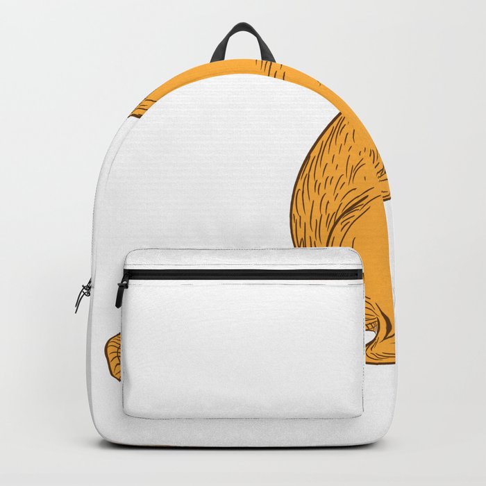 Quokka Drawing Color Backpack