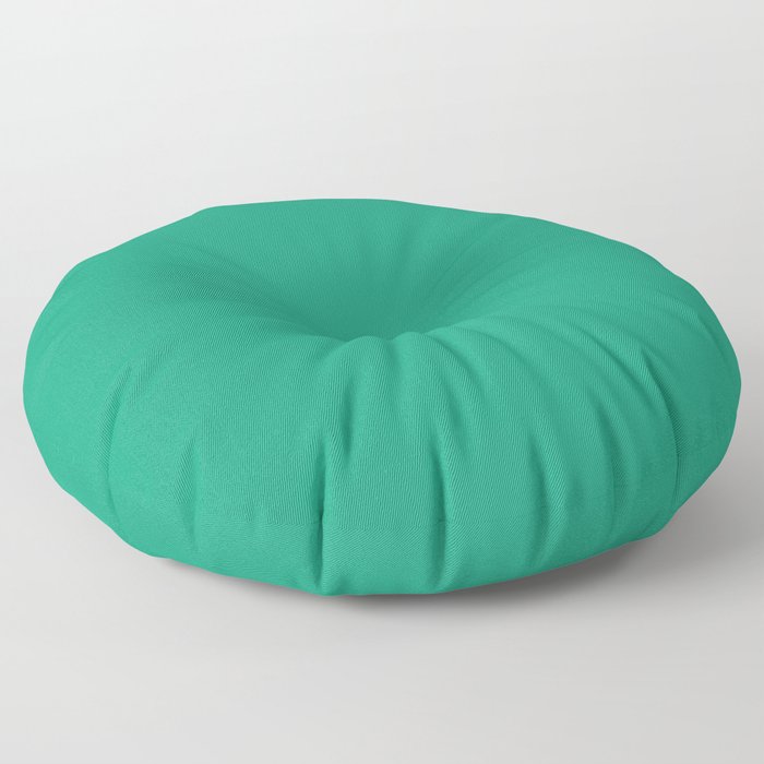 Emerald Green Vibrant Color Floor Pillow