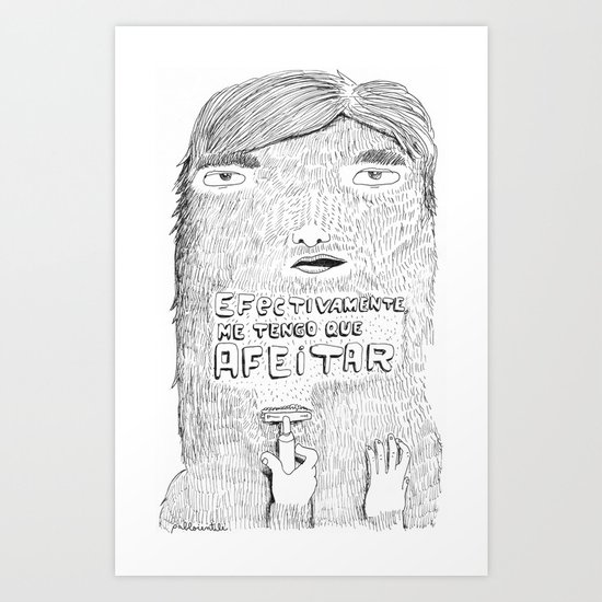 shave it! Art Print
