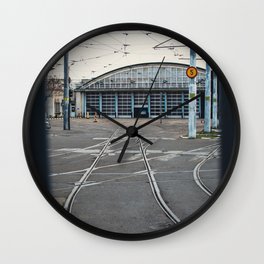 Tram Station Wall Clock