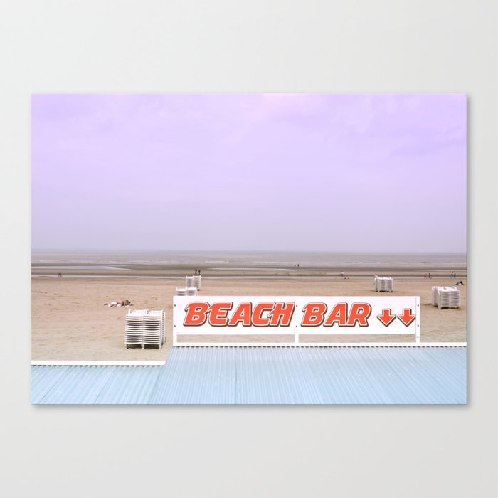 Beach Bar near the Ocean Canvas Print