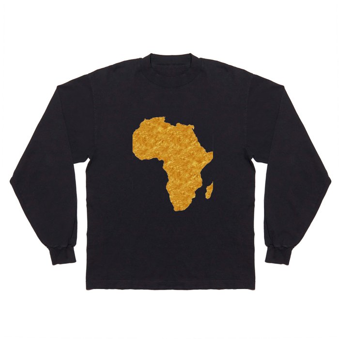 Golden Africa Long Sleeve T Shirt