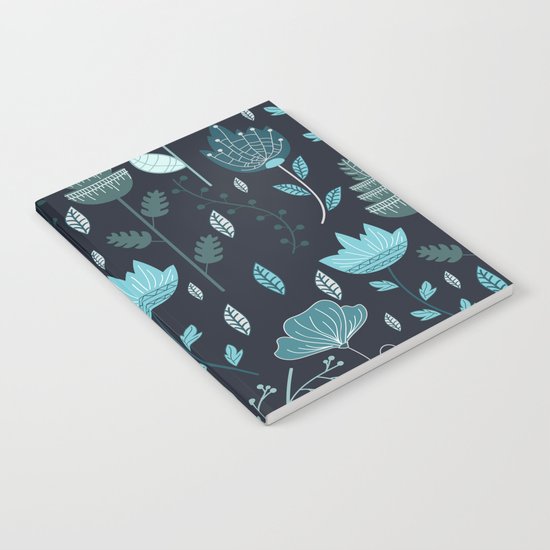 Blue flowers Notebook