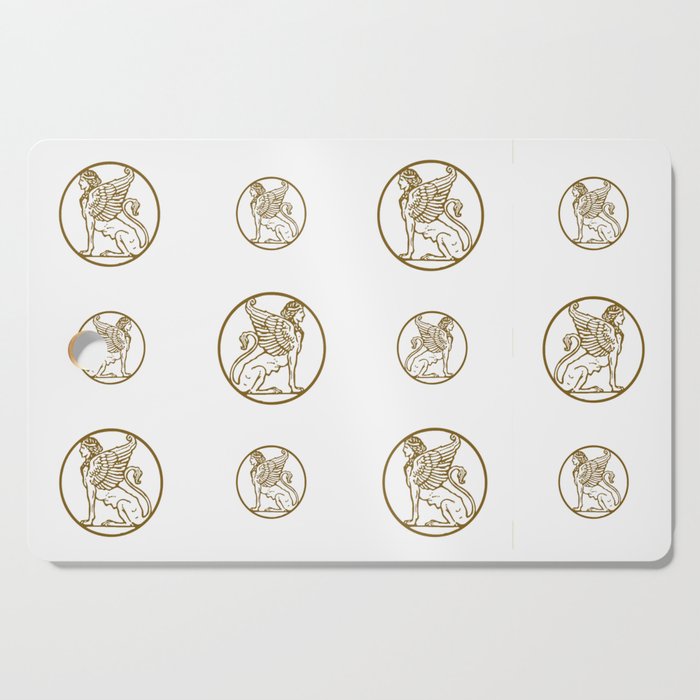 ForteFemme logo repeating grid Cutting Board