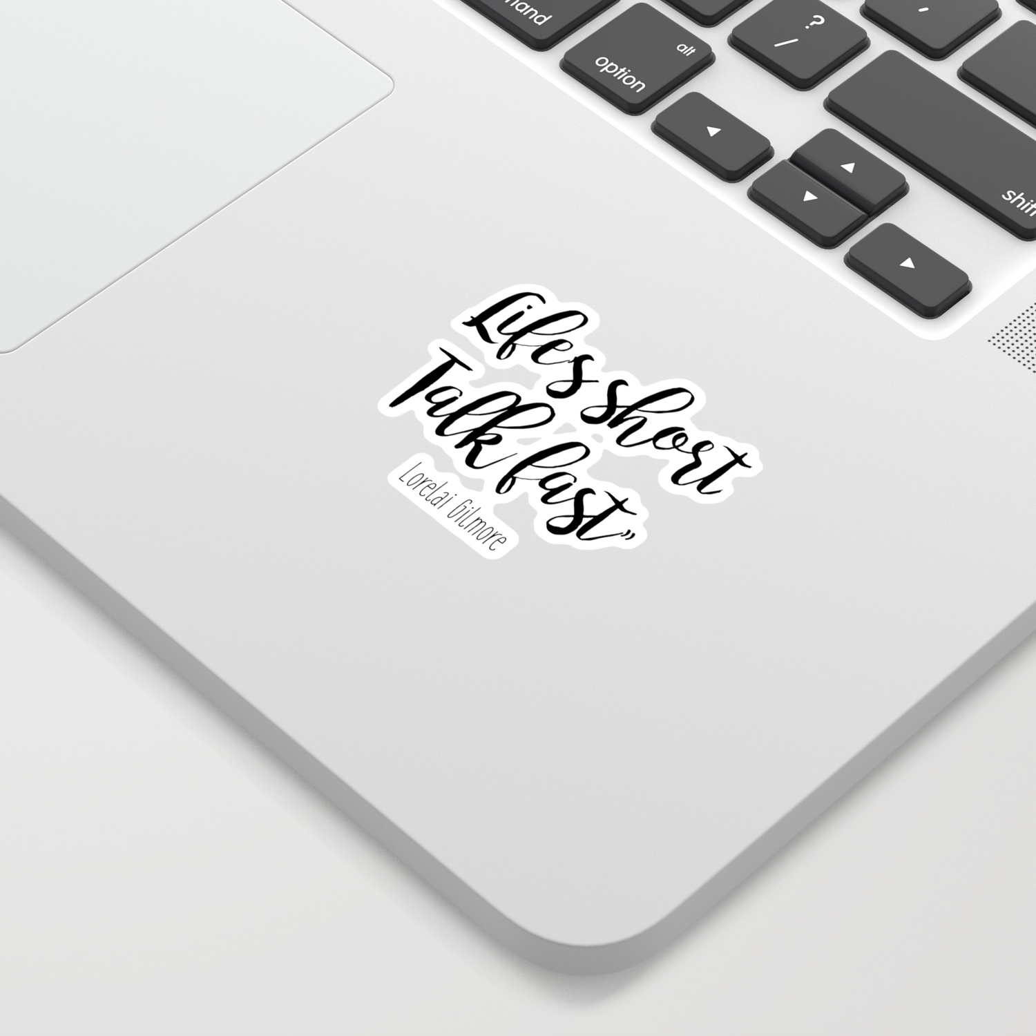 Gilmore Girls Life S Short Talk Fast Sticker By Quotecity