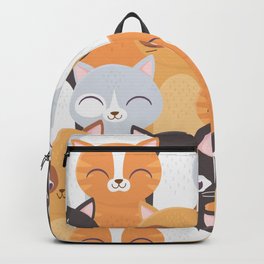 cat pattern Backpack