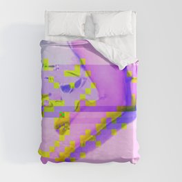 Oh glitchy legs! Duvet Cover