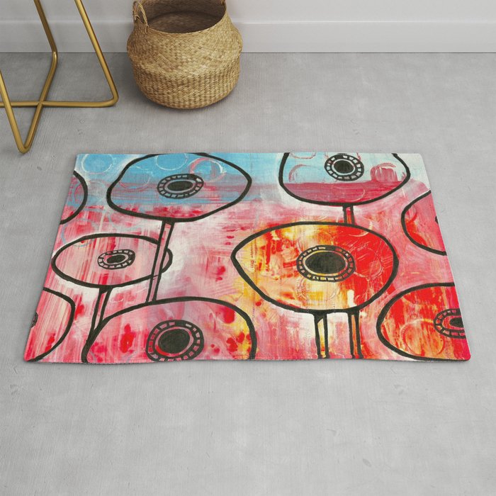 Poppies #1 Rug