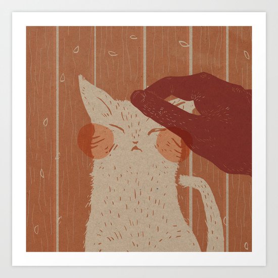 The Lives of a Cat Art Print