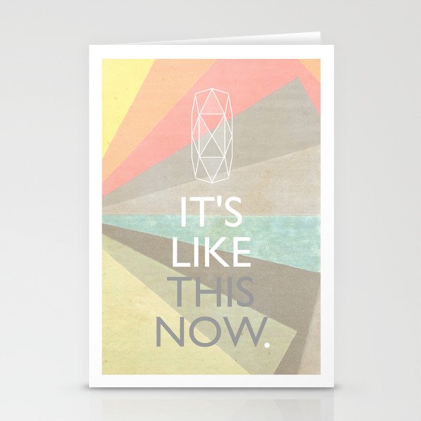 Mantra - It's Like This Now Stationery Cards