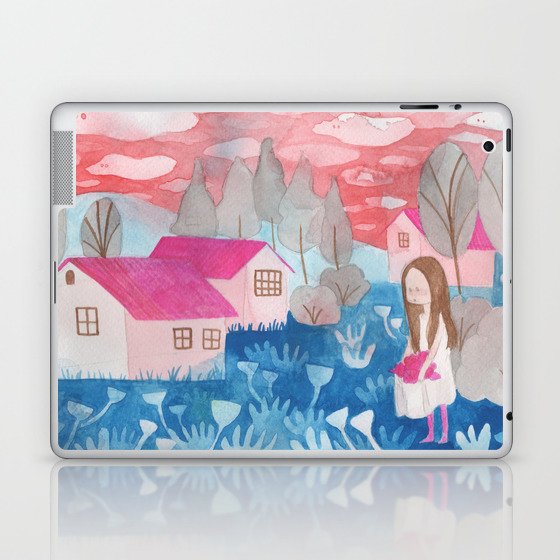Pink sky Laptop & iPad Skin