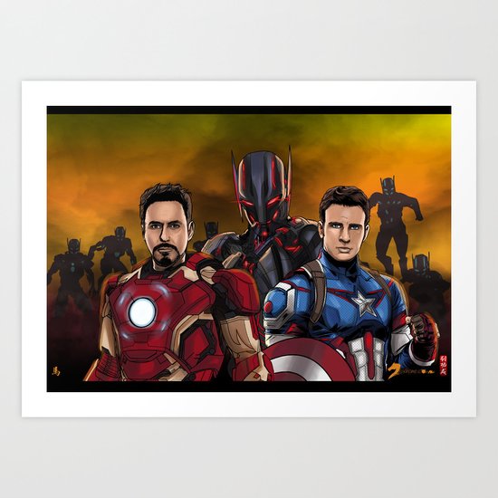 Good friends Art Print
