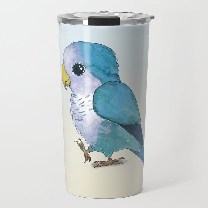 very cute blue quaker parrot Travel Mug