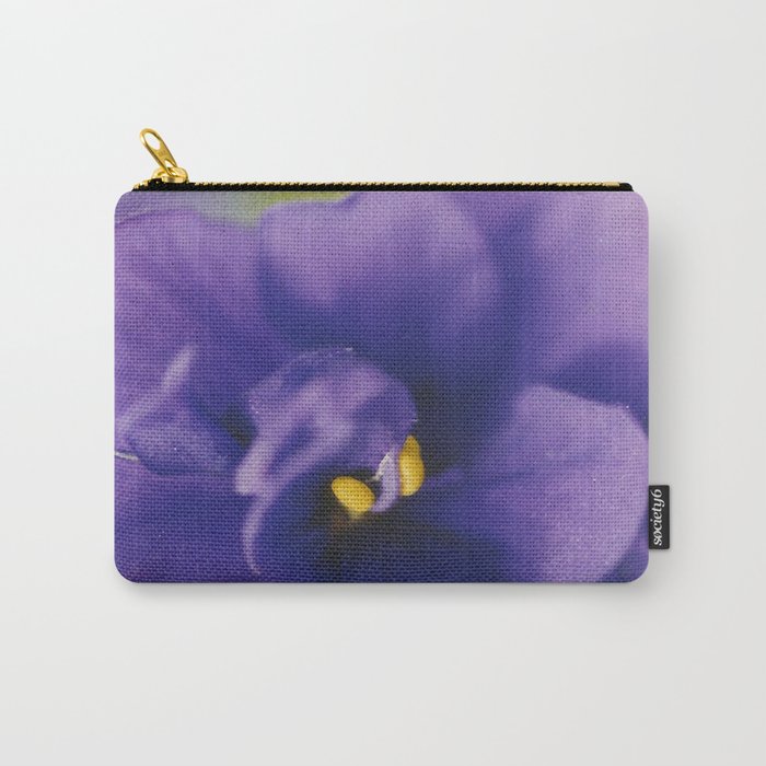 African Violet Saintpaulia Carry-All Pouch